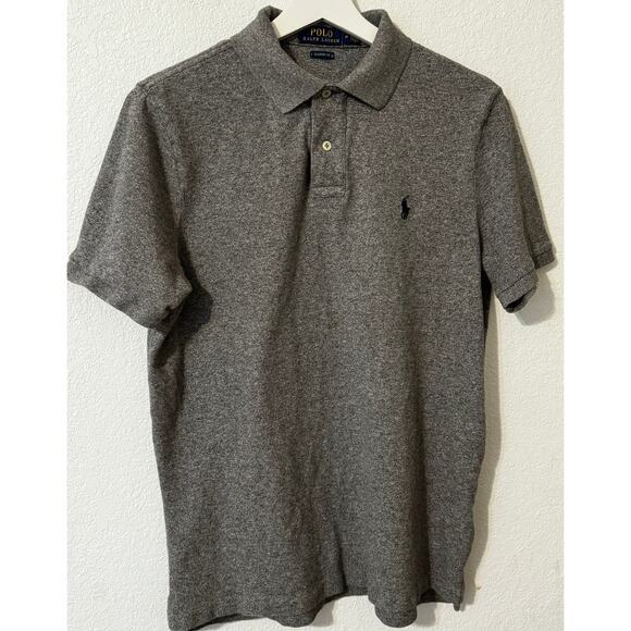 Ralph Lauren Men's‎ Short Sleeve Polo Size M Gray Classic Fit - Picture 1 of 7